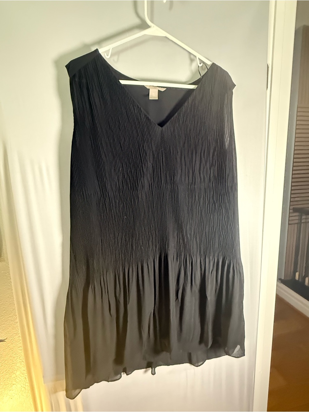 H&M Black Textured Fabric Garment